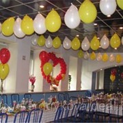 Офоромление воздушными шарами свадьбы фото
