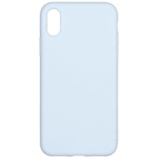 Клип-кейс PERO софт-тач для Apple iPhone X голубой фото