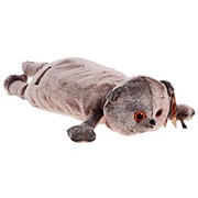 Мягкая игрушка-подушка «Кот», цвет серый, 40 см фото