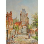 Картина “Старые голландские улочки“ 31х41 фотография