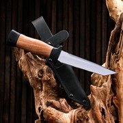 Нож охотничий «Командор» Н20, ст. ЭИ-107, рукоять текстолит, орех, 24,5 см фото