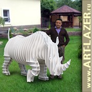 Носорог белый из ПВХ 2,5м фотография