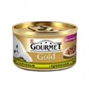 Корм для котов Gourmet Gold кусочки в подливке с кроликом и печенью фото