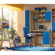 Детская комната Кари униколор синий фотография
