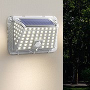 66COB / 90LED LED Солнечная Настенный светильник Power PIR Motion Датчик Водонепроницаемы Лампа На открытом фотография