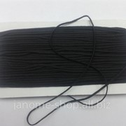 Шнур нейлоновый 2мм 1рул - 33 м черный фото