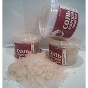 Соль морская розовая Здоровье Крымская пищевая 0,5 кг. (ведро) Крупная фото