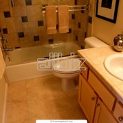 Санитарно-технические изделия и аксессуары для ванных комнат из металла фото
