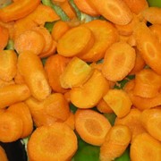Морковь замороженная (кольцо, кубик) фото