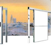 Двери распашные, откатные для холодильных и морозильных камер фото