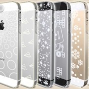Чехол-накладка Flashing Light для iPhone 5/5S прозрачный фото