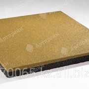 Резиновая плитка “Артпрайм“ 500*500*30, Жёлтый фото