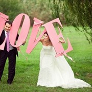 Буквы для фотосессии, свадьбы фото