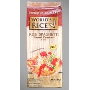 Спагетти рисовая, 400 г, TM “World's rice“ фото
