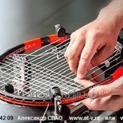Профессиональный теннисный стрингер. фото