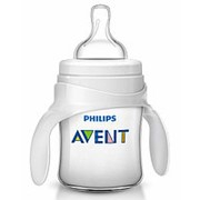 Авент Бутылочка с ручками (125 мл, 4мес+) Philips Avent серия Classic+ SCF625/02 фото