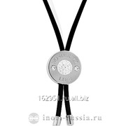 Ожерелье женское на кожаной основе со стальной вставкой Артикул INNC02A