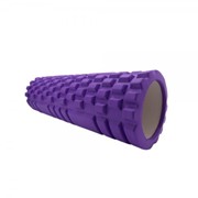 Массажный ролик для йоги и пилатеса ABS, 45*14см фиолетовый фото