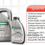 Синтетическое масло для двигателей легковых автомобилей Synth RS 5W-50 фото