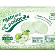 Зефир “Умные сладости“ со стевией со вкусом Зеленого Яблока фото