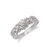 Серебряное кольцо головоломка «Цветок» от Wickerring фотография