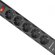 Сетевой фильтр Defender DFS 751 1,8 м 5 розеток 2xUSB 2.1A (99751) фото