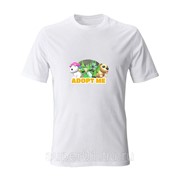 Белая футболка Единорог и Собака Адопт Ми Роблокс (Adopt Me! Roblox) фотография