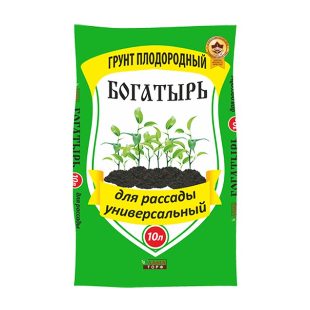 Грунт Богатырь для рассады 60л в Москве (Грунты) - Garden-zoo.ru на ...