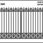 Эскиз ворот ВК 040 фото