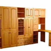 Мебель корпусная из массивной древесины