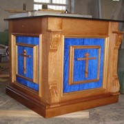 Мебель церковная из натурального дерева фото