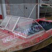 Стекло в рамке с калиткой для выхода на нос Крым фото