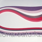 Бумага набор №14 120гр., 330мм., 100 полос, 5 цветов фиолетово-красный фотография