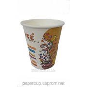 Бумажные одноразовые стаканчики, 175 мл “Кофе-меню“ фото