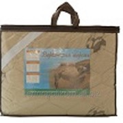 Наматрацник в чемодане шерсть верблюжья (300г/м2) 160х200 Тик (100% хлопок) фотография