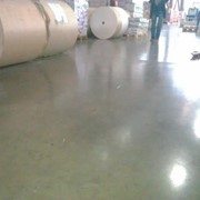 Устройство бетонных промышленных полов с полимерной пропиткой в складах, цехах, фото