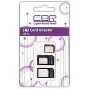 Переходник адаптер для СИМ-карт Frame SIM micro SIM nano SIM Card Adapter CB 05 фото