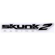 Шильдик металлопластик SW “SKUNK RACING 2“ Черный 150*35мм (наклейка) фотография