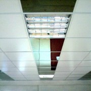 Потолок металлический алюминий фото