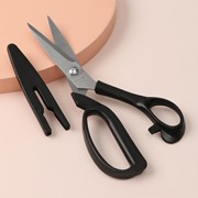 Ножницы закройные, в ножнах, скошенное лезвие, 8“, 20,5 см, цвет МИКС фотография
