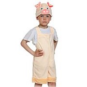 Поросенок бежевый плюш (92-122) фото