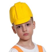 Аксессуар для праздника Карнавалофф Каска строителя детская, 53-55 см