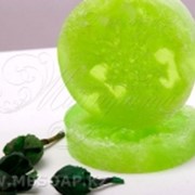 Мыло-скраб Зеленое яблоко с люфой 130г. фотография