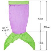 Одеяло - плед Хвост русалки для детей (Child) фото