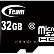 Карта памяти Team MicroSDHC 32GB Class 6 / no adapter (TUSDH32GCL602), код 47176 фото