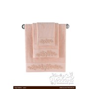 Полотенце для ванной Soft Cotton MASAL бамбуково-хлопковая махра персиковый 50х100 фото