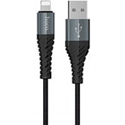 Кабель USB*2.0 Am - Lightning Hoco X38 2.4A Black, черный - 1 метр фото