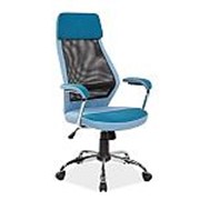 Кресло компьютерное Signal Q-336 (сине-черный) фото