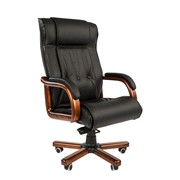 Кресло офисное классическое натуральная кожа