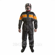 PROUD TO RIDE Дождевик (куртка+брюки), цвет Черный/Оранжевый фотография